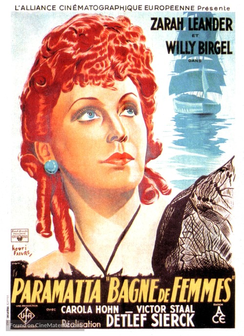 Zu neuen Ufern - French Movie Poster