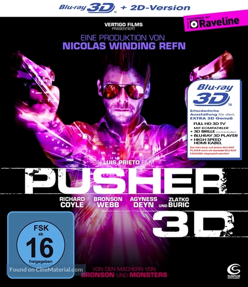 Pusher - German Blu-Ray movie cover