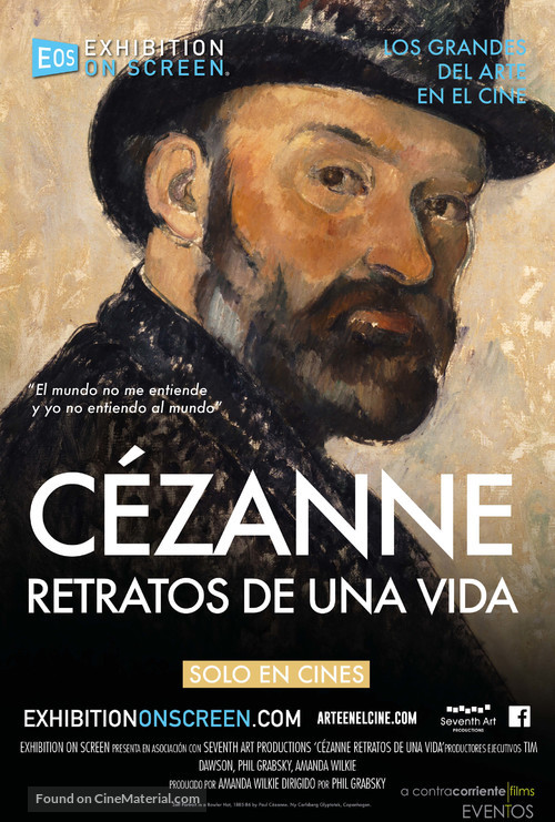 Exhibition on Screen: C&eacute;zanne - Portraits of a Life - Spanish Movie Poster