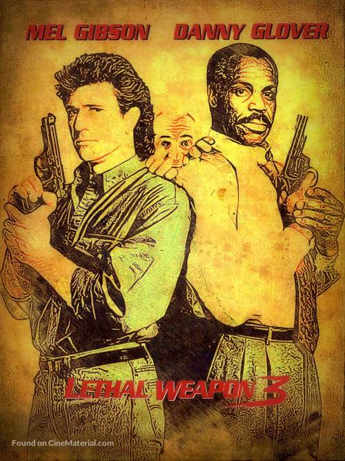 Lethal Weapon 3 - British Movie Cover