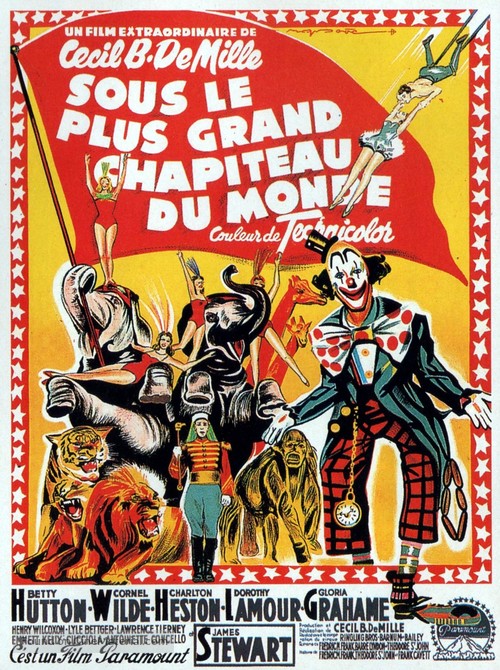 The Greatest Show on Earth - French Movie Poster