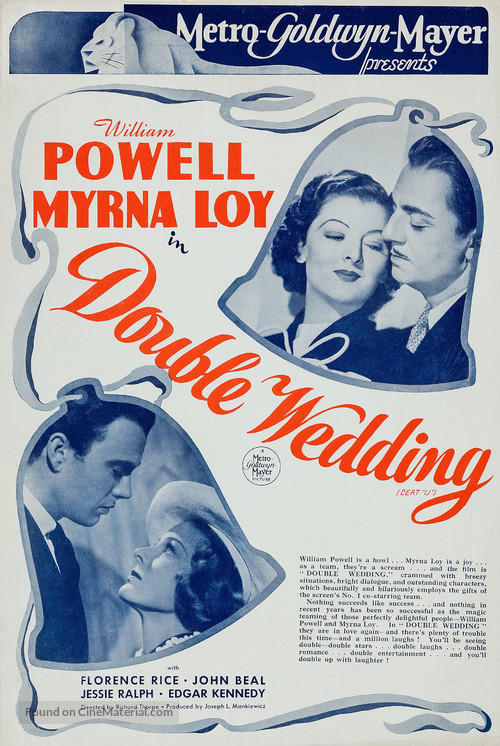 Double Wedding - British poster