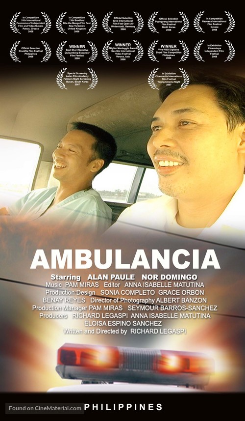 Ambulancia - Philippine Movie Poster