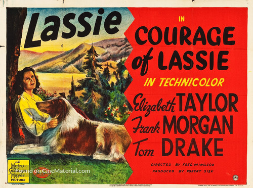 Courage of Lassie - British Movie Poster