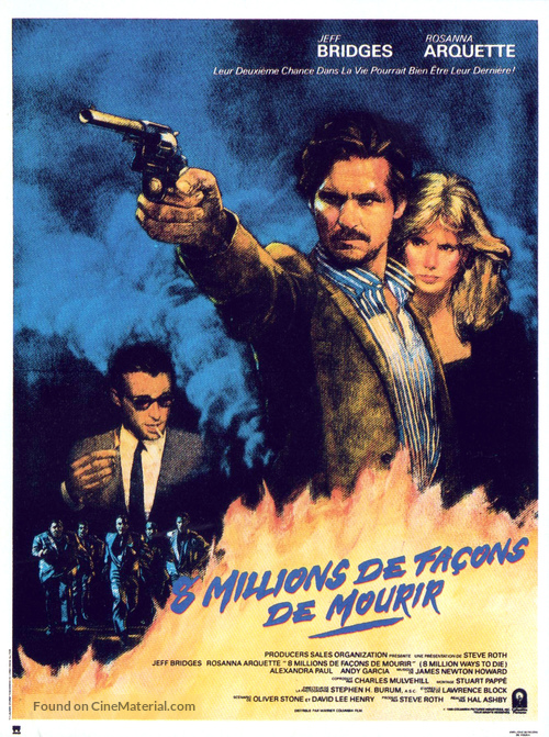8 Million Ways to Die - French Movie Poster