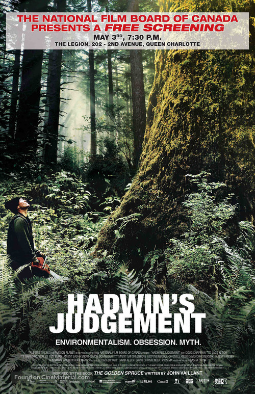 Hadwin&#039;s Judgement - Canadian Movie Poster