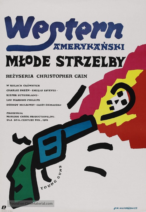 Young Guns - Polish Movie Poster