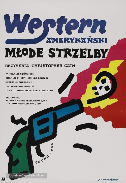 Young Guns - Polish Movie Poster