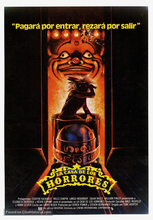 The Funhouse - Spanish Movie Poster