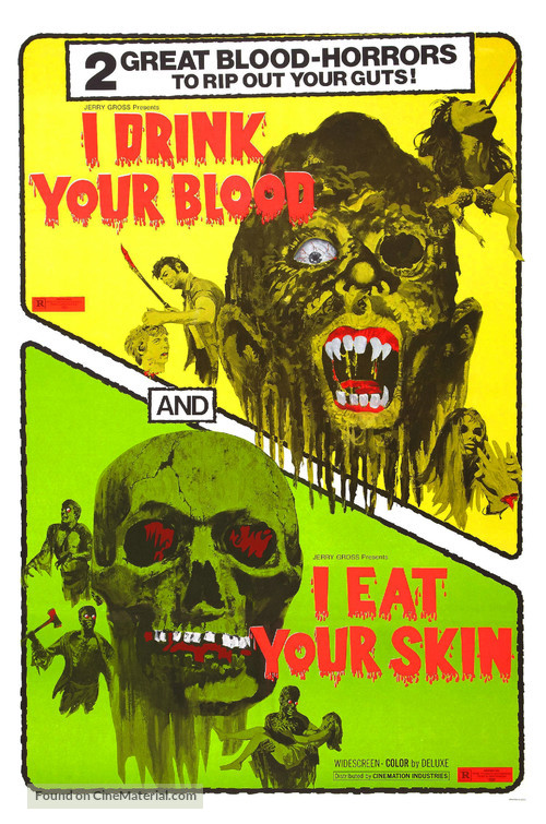 I Drink Your Blood - Combo movie poster