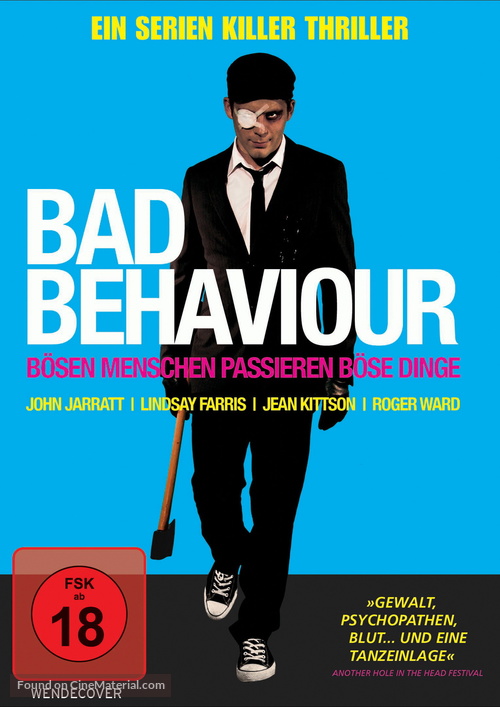 Bad Behaviour - German DVD movie cover