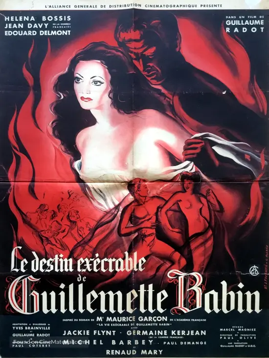 Le destin ex&eacute;crable de Guillemette Babin - French Movie Poster