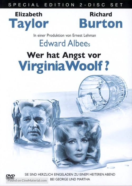 Who&#039;s Afraid of Virginia Woolf? - German DVD movie cover