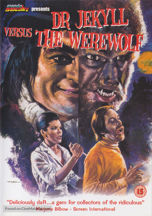 Dr. Jekyll y el Hombre Lobo - British DVD movie cover