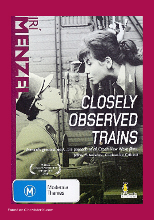 Ostre sledovan&eacute; vlaky - Australian DVD movie cover