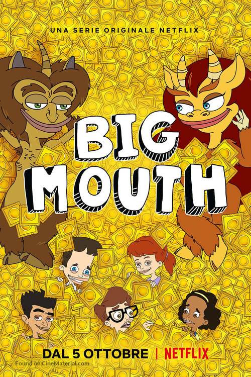 &quot;Big Mouth&quot; - Italian Movie Poster