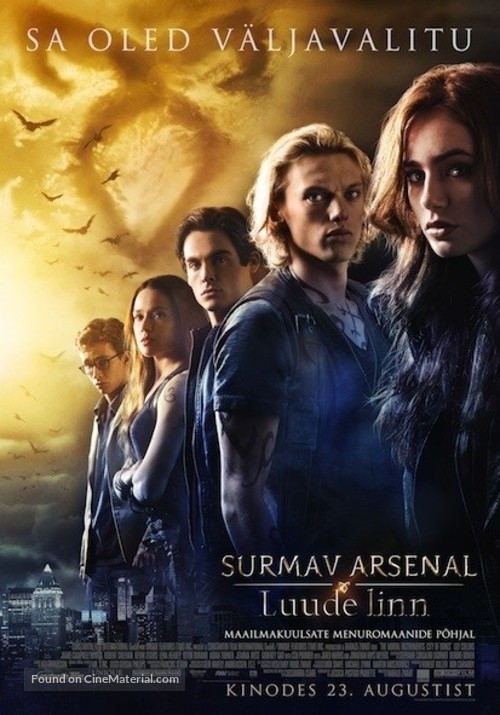 The Mortal Instruments: City of Bones - Estonian Movie Poster