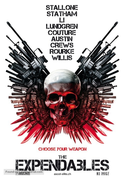 The Expendables - Swiss Movie Poster