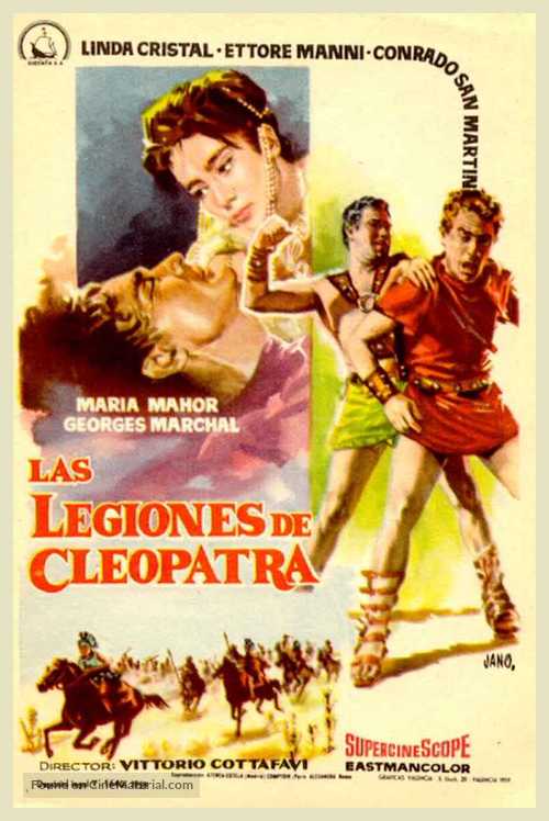 Le legioni di Cleopatra - Spanish Movie Poster