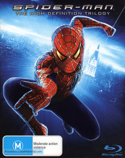 Spider-Man - Australian Blu-Ray movie cover