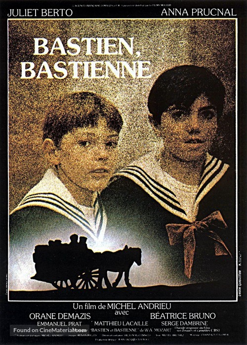 Bastien, Bastienne - French Movie Poster