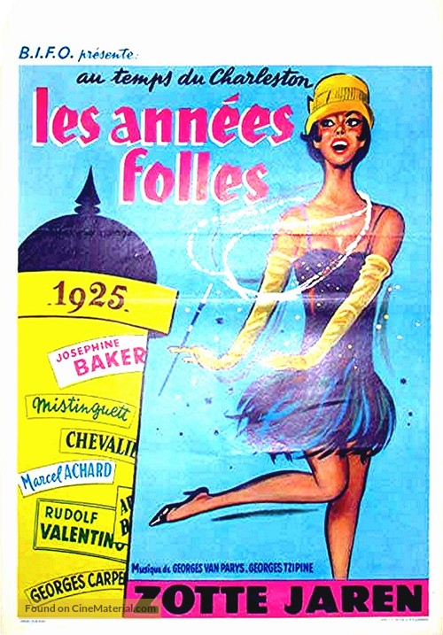 Les ann&eacute;es folles - Belgian Movie Poster