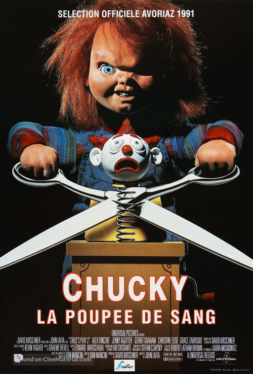 Child&#039;s Play 2 - Belgian Movie Poster