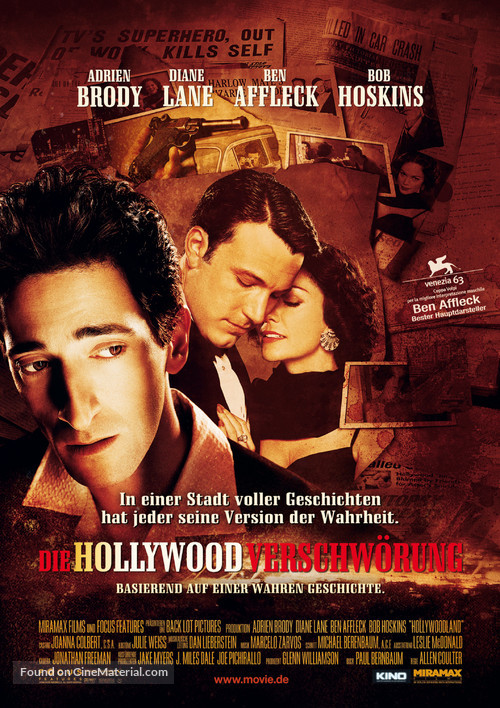 Hollywoodland - German Movie Poster