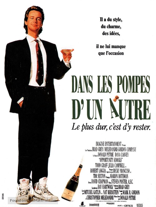Opportunity Knocks - French Movie Poster
