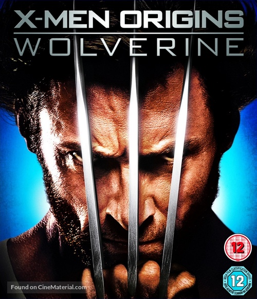 X-Men Origins: Wolverine - British Blu-Ray movie cover