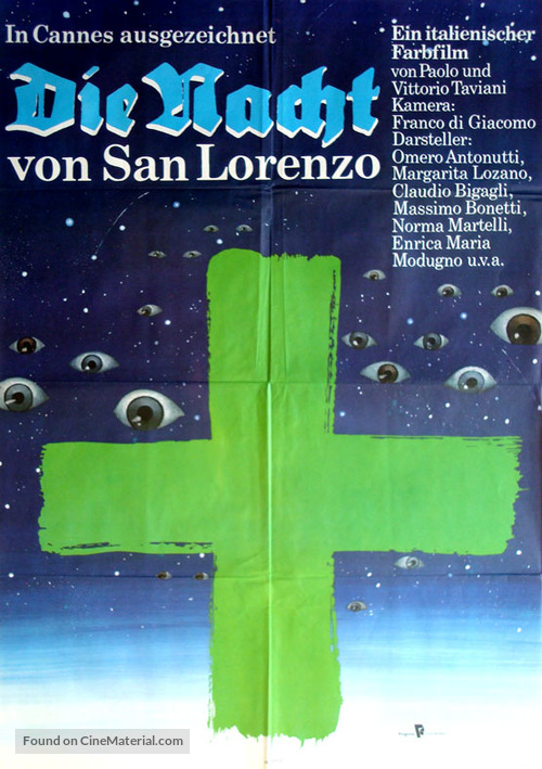 La notte di San Lorenzo - German Movie Poster