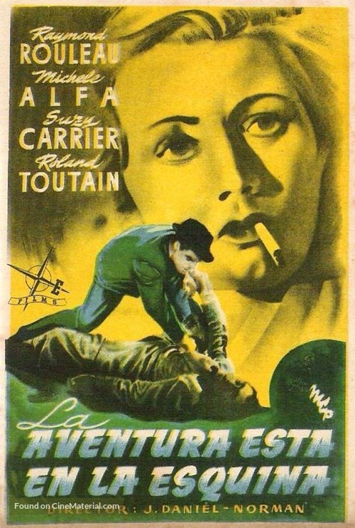 L&#039;aventure est au coin de la rue - Spanish Movie Poster