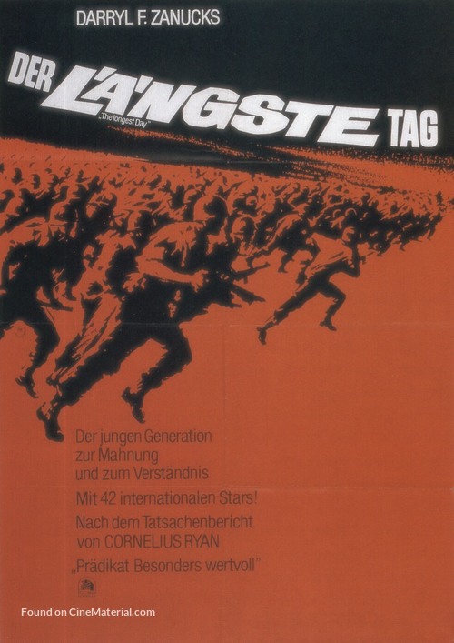 The Longest Day - German Movie Poster
