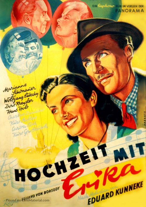 Hochzeit mit Erika - German Movie Poster