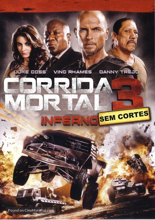 Death Race: Inferno - Brazilian DVD movie cover
