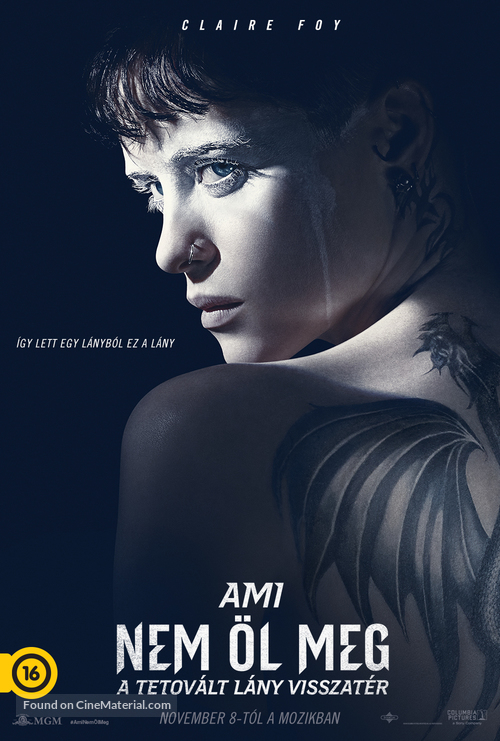 The Girl in the Spider&#039;s Web - Hungarian Movie Poster