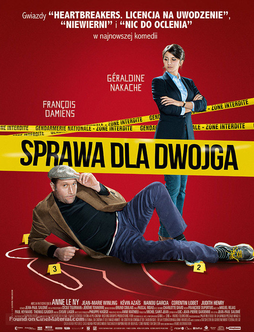 Je fais le mort - Polish Movie Poster