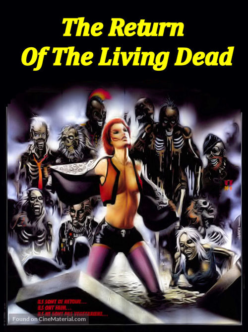 The Return of the Living Dead - Canadian DVD movie cover