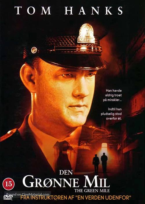 The Green Mile - Danish DVD movie cover