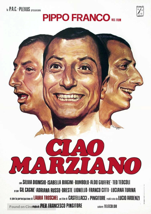 Ciao marziano - Italian Theatrical movie poster