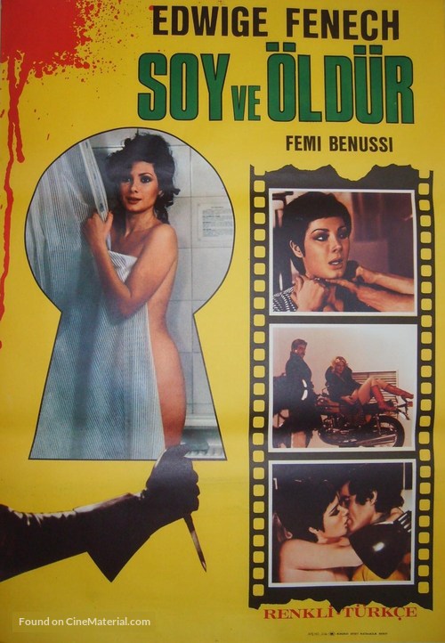 Nude per l&#039;assassino - Turkish Movie Poster