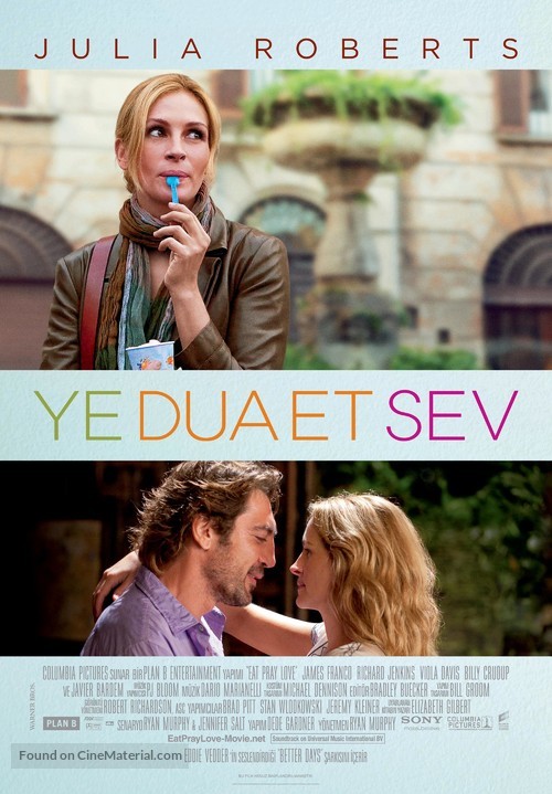 Eat Pray Love - Turkish Movie Poster