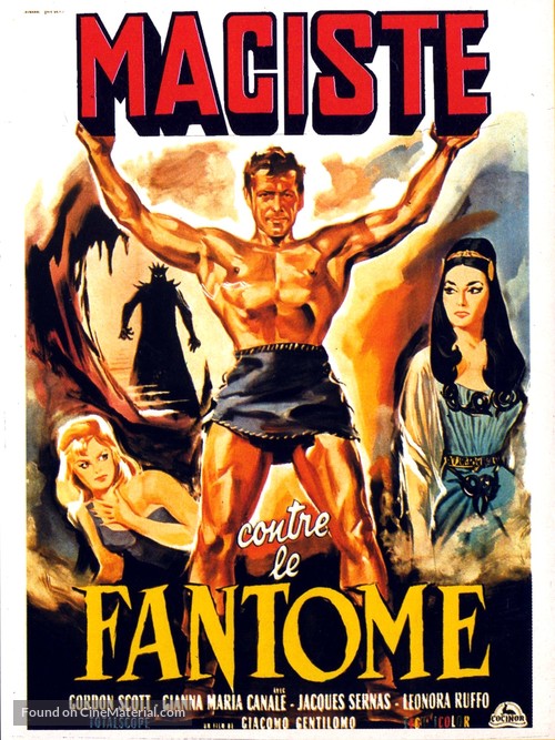 Maciste contro il vampiro - French Movie Poster