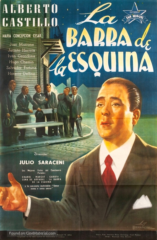 La barra de la esquina - Argentinian Movie Poster