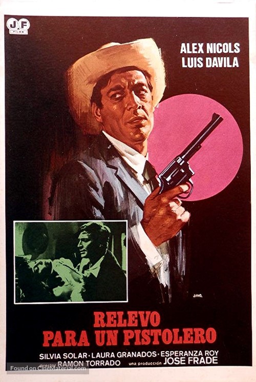 Relevo para un pistolero - Spanish Movie Poster