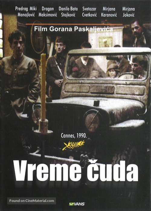 Vreme cuda - Serbian DVD movie cover