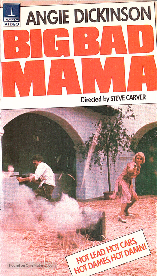 Big Bad Mama - Finnish VHS movie cover