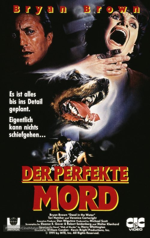 Dead in the Water - German VHS movie cover