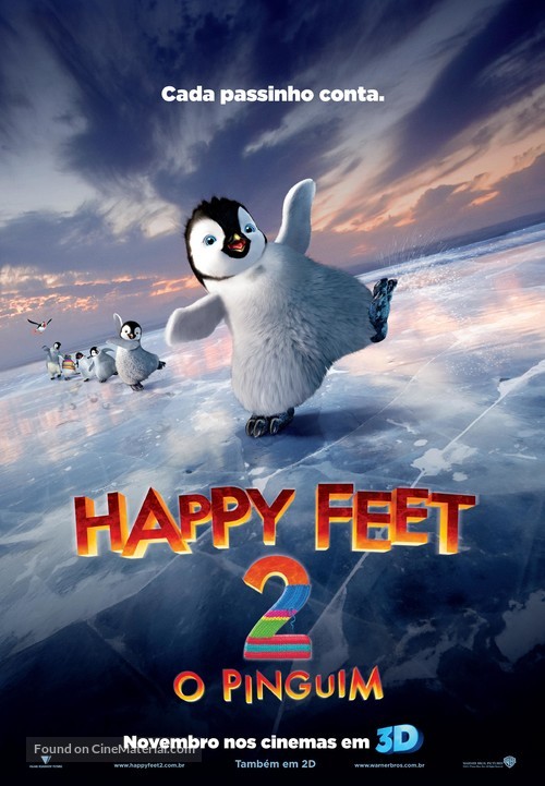 Happy Feet Two - Brazilian Movie Poster