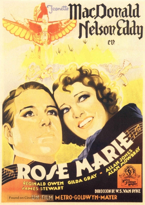 Rose-Marie - Spanish Movie Poster